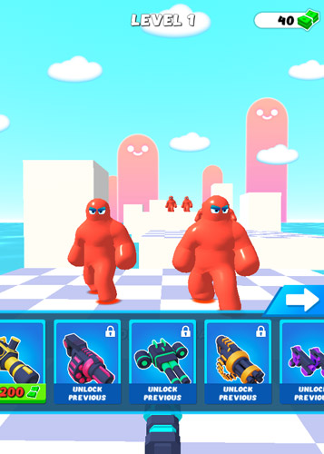 Có rất nhiều khẩu súng với uy lực khác nhau.