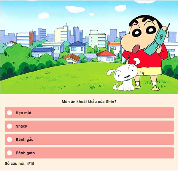 Chọn đáp án đúng