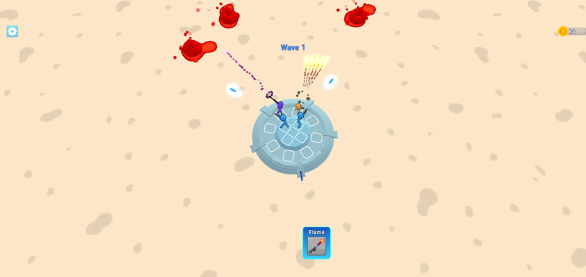 Đánh bại mọi quái vật Slime để vượt qua màn chơi.