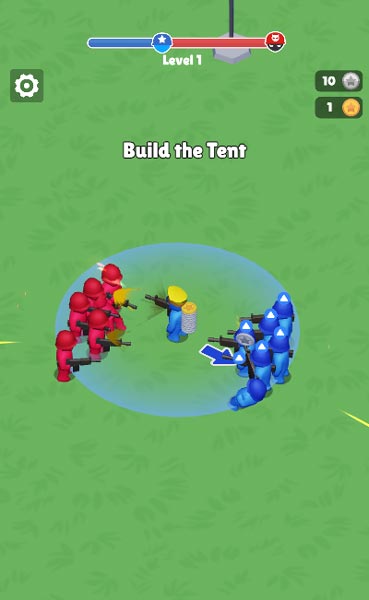 Đứng gần quân lính để tăng sức tấn công