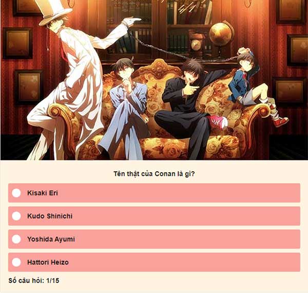 Chọn đáp án đúng