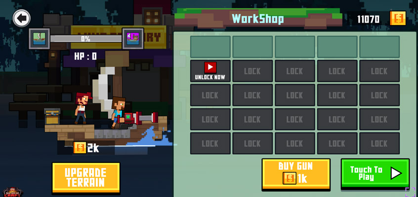 Mở khóa vũ khí và nâng cấp thuyền của bạn.