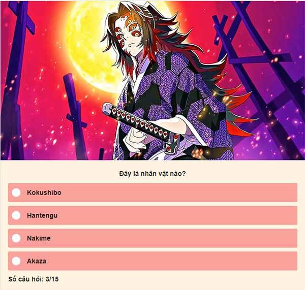 Chọn đáp án đúng