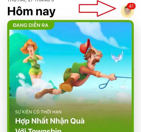 Chạm vào ảnh đại diện