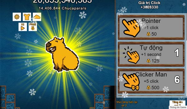 Chơi game Capybara tiến hóa 2 - GameVui
