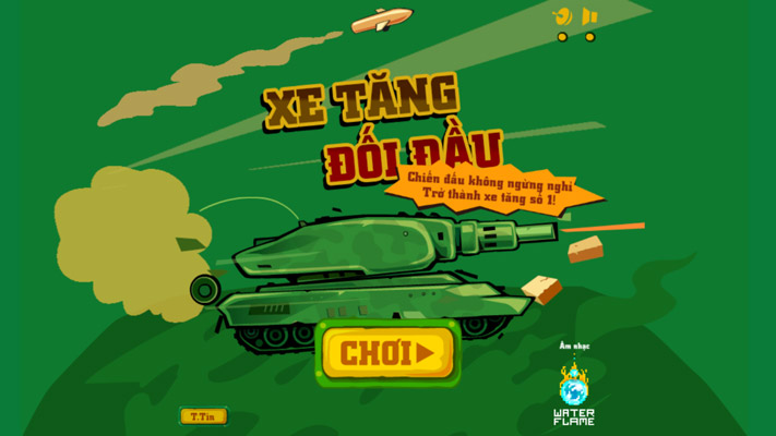 Chơi game Xe tăng đối đầu - GameVui,vn