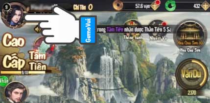 Chạm vào ảnh đại diện