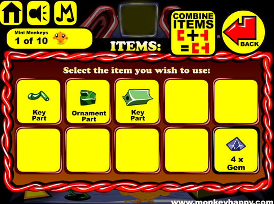 Kết hợp hoặc sử dụng các vật phẩm khác nhau.