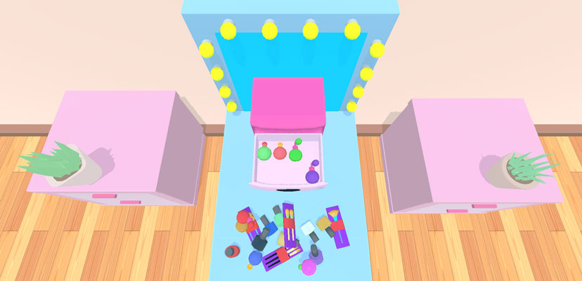 Sắp xếp ngăn nắp các đồ vật để giành chiến thắng nhé.