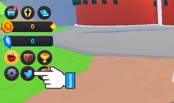 Nhấn vào biểu tượng Twitter