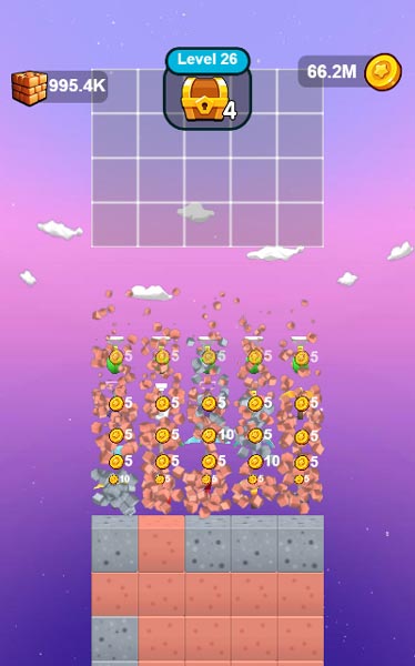 Sắp xếp những cái cuốc Mincraft vào ô để bắt đầu chuyến phiêu lưu thám hiểm