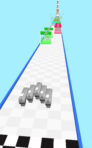 Sau khi nạp đạn vào súng thì hãy phá hủy tất cả vật cản trên đường đi