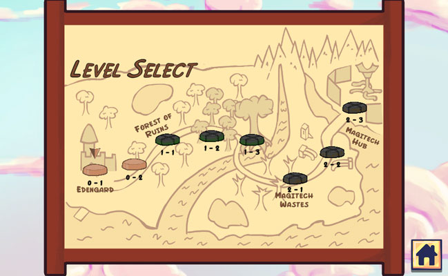 Có nhiều màn chơi với độ khó khác nhau.