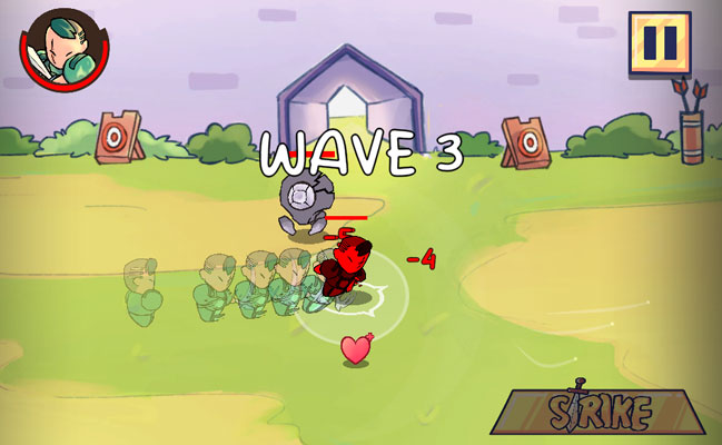 Bắn trúng các quái vật để gây sát thương lên chúng.