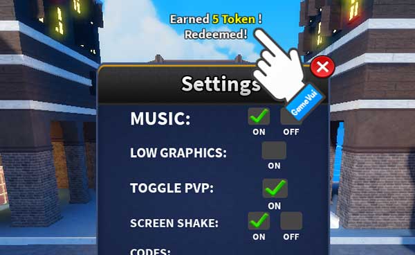 Phần thưởng đổi code