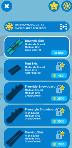 Game có nhiều ván trượt ngộ nghĩnh khác nhau