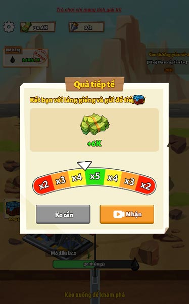 Nhận phần thưởng và trở thành ông trùm dầu mỏ GameVui