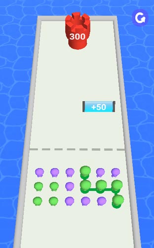 Bấm, giữ và kéo để tạo thành chuỗi Match 3 dài nhất có thể