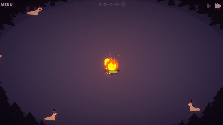 Nhiệm vụ là bảo vệ ngon lửa khỏi các sinh vật nguy hiểm.