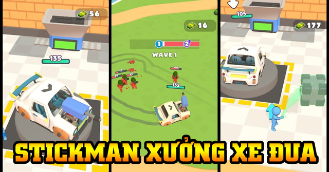 Stickman xưởng xe đua