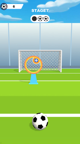 Đưa bóng tới mục tiêu để vượt qua màn chơi.