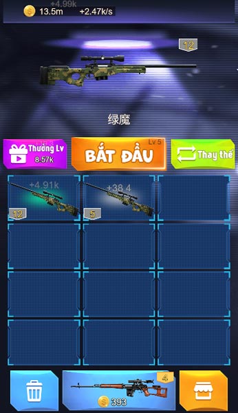 Trò chơi bắn tỉa Sniper kết hợp phong cách hợp nhất, kết hợp vật phẩm