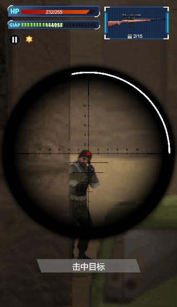 Ngắm chính xác và bắn hạ quân địch