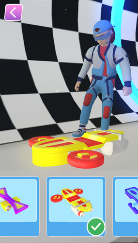 Có nhiều mẫu ván trượt khác nhau.