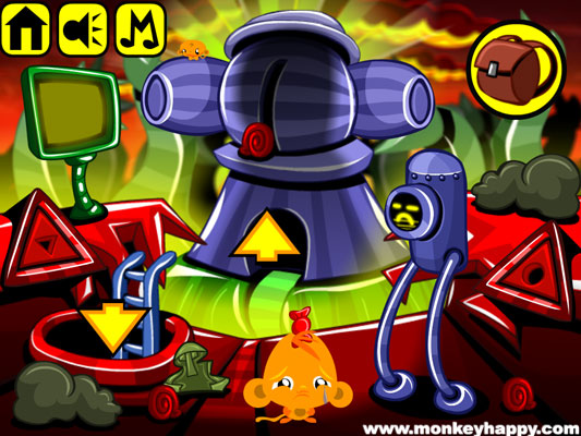 Chơi game Chú khỉ buồn 801 - GameVui.vn