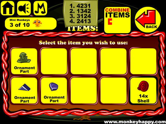 Ghép hoặc sử dụng các vật phẩm.