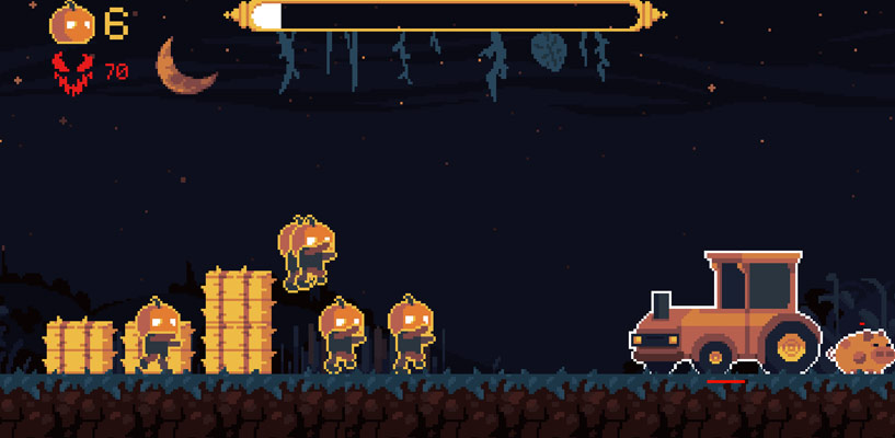 Né tránh các chướng ngại vật nếu bạn không muốn mất thành viên trong đội quân.