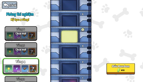 Thử thách leo tháp phòng Thí nghiệm - Chiến tranh Chó