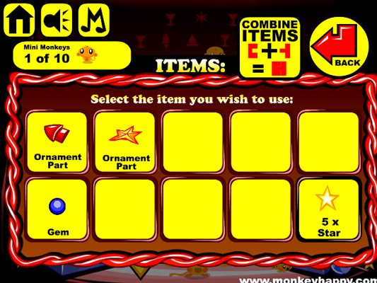 Ghép hoặc sử dụng các vật phẩm.