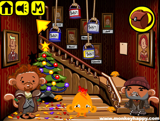 Chơi game Chú khỉ buồn: Ở nhà một mình đêm Giáng sinh - GameVui.vn