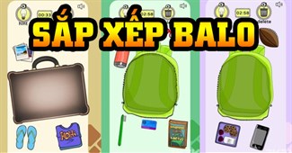 Sắp xếp balo
