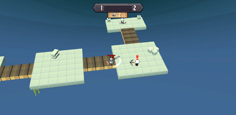 Dùng thanh kiếm của bạn để đánh bại quái vật.