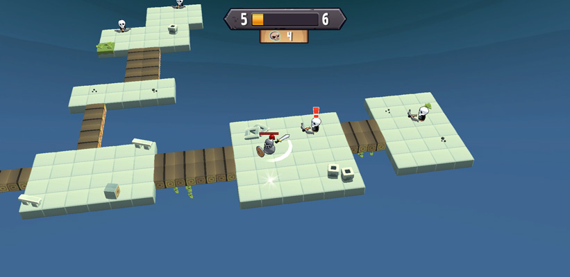 Càng về sau sẽ càng khó với số lượng quái vật rất đông đấy nhé.