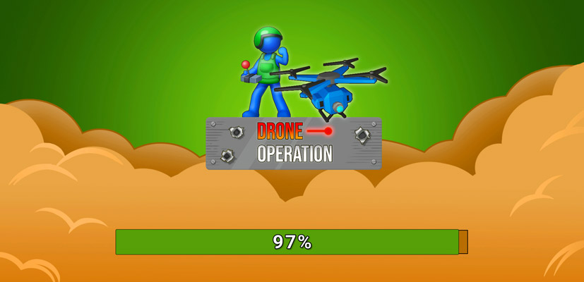 Chơi game Drone quân đội - GameVui.vn