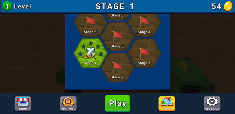 Có rất nhiều màn chơi với độ khó khác nhau.