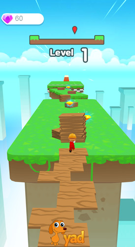 Xếp các tấm ván tạo thành đường đi cho bạn.