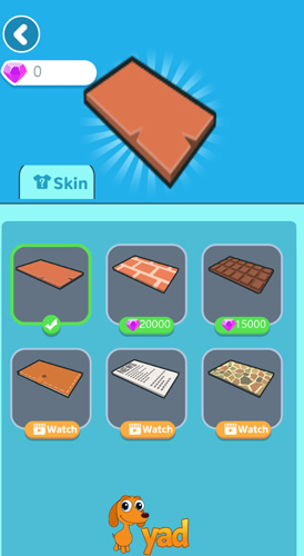 Mua các tấm ván mới bằng kim cương thu được.