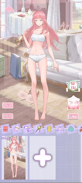 Cùng kết hợp các loại phụ kiện thời trang như váy, áo, kiểu tóc, khuôn mặt....