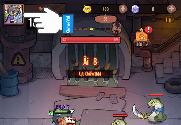 Chạm vào ảnh đại diện