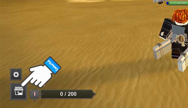 Nhấn vào mục Shop