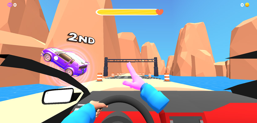 Dùng sức mạnh phép thuật để điều khiển xe đối phương.