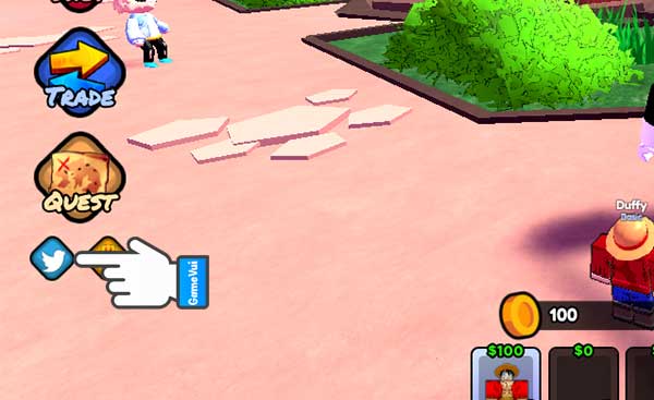 Nhấn vào biểu tượng Twitter