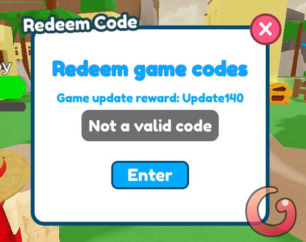 Not a valid code