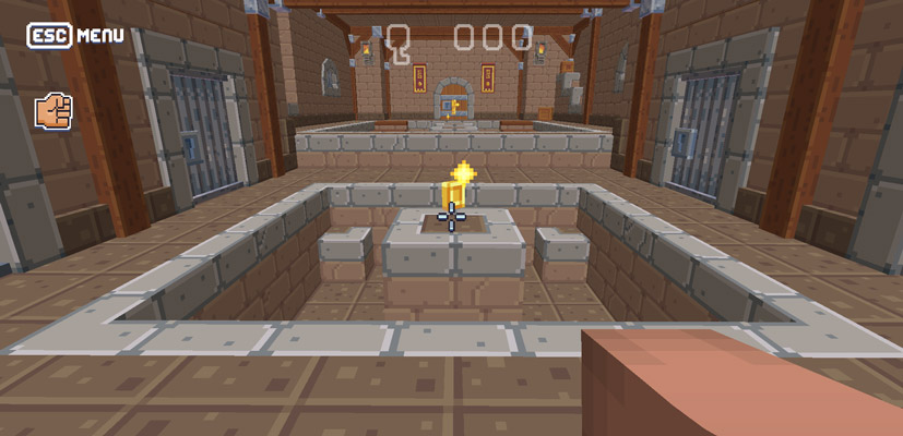 Thu thập các đồng xu và tìm chìa khóa.