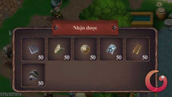 Phần thưởng đổi code