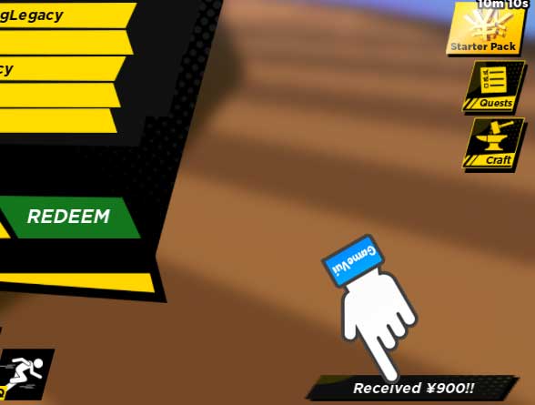 Phần thưởng đổi code